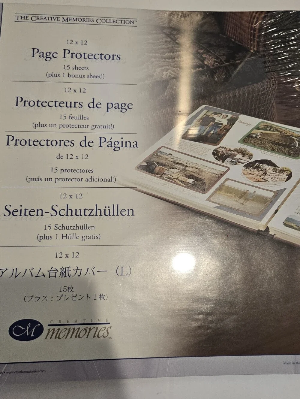 Lot of 3 Creative Memories Page Protectors 12x12 2004 Old Style 48 Sheets Total